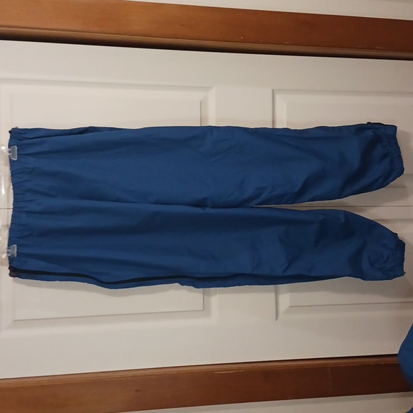 Vintage LL Bean 2-piece half zip windbreaker rain suit jogging pants - L - blue - Picture 14 of 16